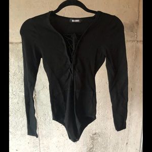 Tie up bodysuit